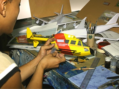 wooden model planes