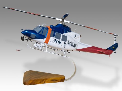 Bell 412 EP Gifu Wood Handcrafted Replica Display Model