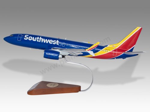 Boeing 737 Max 8 Southwest Airlines Wood Handcrafted Replica Display Model