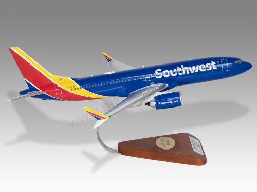 Boeing 737 Max 8 Southwest Airlines Wood Handcrafted Replica Display Model