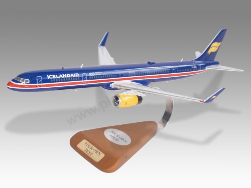 Boeing 757-300 Icelandair Wood Resin Replica Scale Custom Model