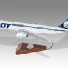 Boeing 767-300ER LOT Polish Airlines Wood Handcrafted Replica Display Model