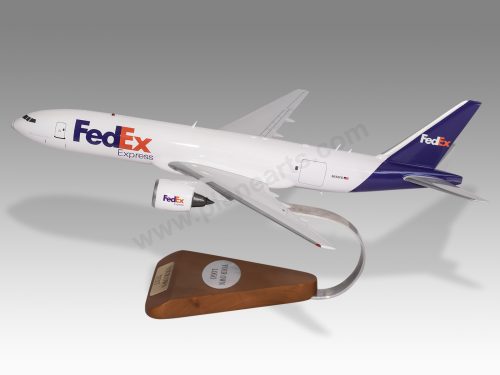 Boeing 777F FedEx Wood Resin Replica Scale Custom Model Aircraft