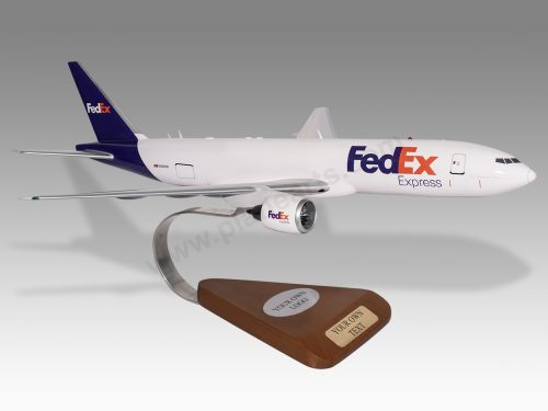 Boeing 777F FedEx Wood Resin Replica Scale Custom Model Aircraft