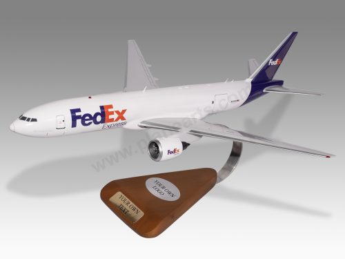 Boeing 777F FedEx Wood Resin Replica Scale Custom Model Aircraft