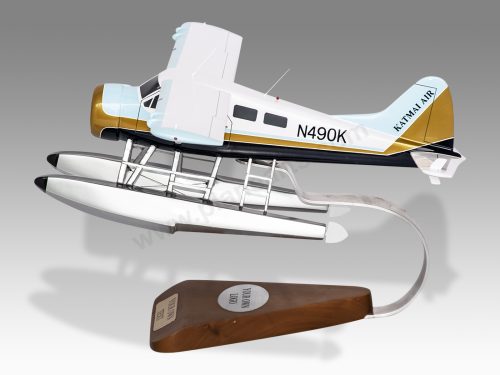 De Havilland DHC-2 Beaver Katmai Air Wood Handcrafted Replica Display Model