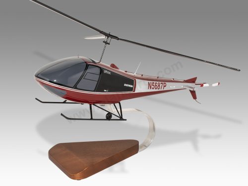 Enstrom 280C Helicopter is made of the finest kiln dried renewable mahogany wood.