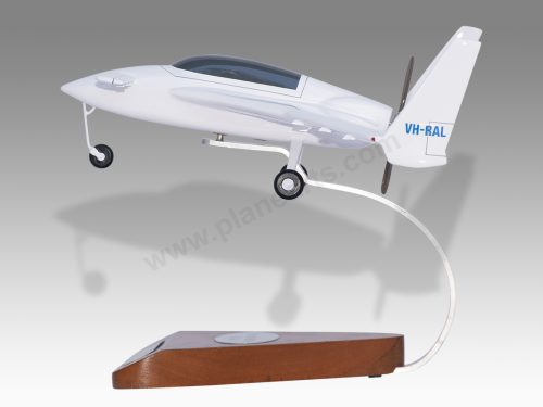 Rutan Long-EZ Wood Handcrafted Replica Display Model