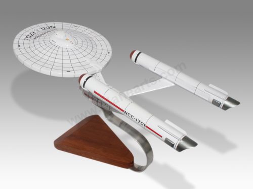 USS Enterprise Star Trek 1 Gerry Anderson Wood Replica Scale Spaceship Model