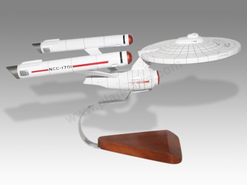 USS Enterprise Star Trek 1 Gerry Anderson Wood Replica Scale Spaceship Model