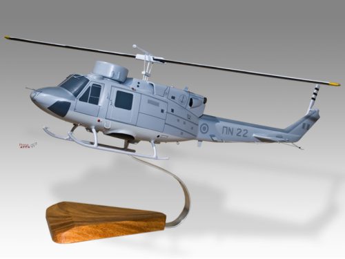 Agusta Bell AB-212 ASW Hellenic Greek Air Force Wood Replica Scale Custom Helicopter Model