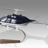 Bell 206B JetRanger II Helikopterikeskus Wood Replica Scale Custom Model Helicopter