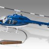 Bell 206 206L-3 Wood Replica Transparent Scale Custom Model Helicopter