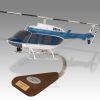 Bell 206 206L-1 Longranger ll U.S Park Police Wood Handcrafted Replica Display Model