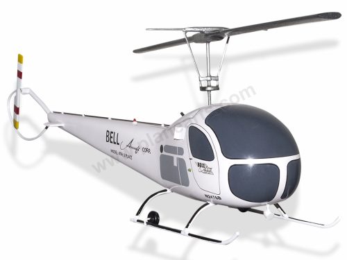 Bell 47 H-1 Helicopter Wood Replica Scale Custom Model