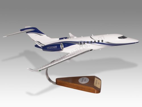 Cessna Citation Longitude Wood Handcrafted Replica Display Model