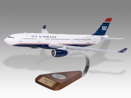 Airbus A330-200 US Airways Wood Resin Replica Scale Custom Model Aircraft