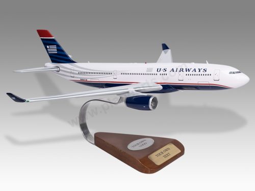 Airbus A330-200 US Airways Wood Resin Replica Scale Custom Model Aircraft