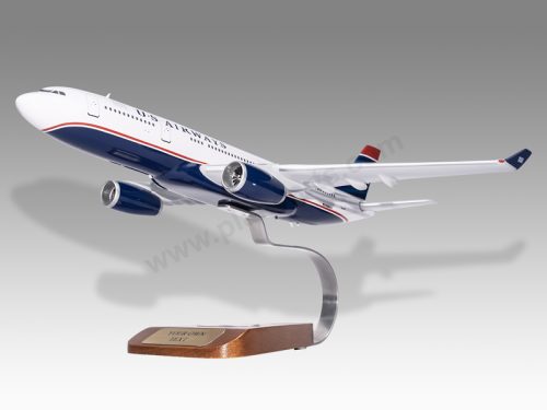 Airbus A330-200 US Airways Wood Resin Replica Scale Custom Model Aircraft