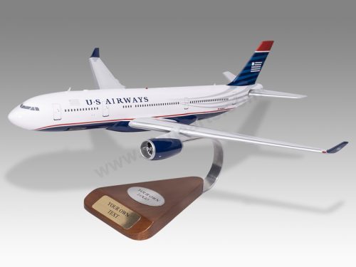 Airbus A330-200 US Airways Wood Resin Replica Scale Custom Model Aircraft