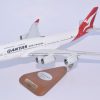 Boeing 747-400 Qantas Spirit of Australia Wood Replica Scale Custom Model Aircraft