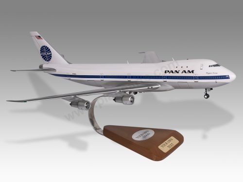 Boeing 747-100 Pan Am Wood Resin Replica Scale Custom Model Aircraft