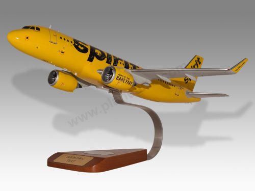 Airbus A320 Spirit Airlines Version 2 Wood Replica Scale Custom Model Aircraft