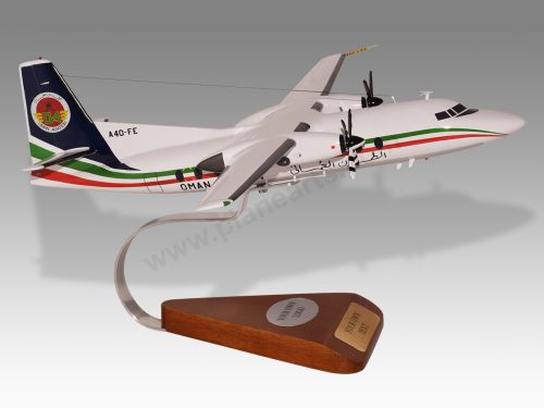 Fokker F27 Oman Aviation Wood Replica Scale Custom Model Aircraft