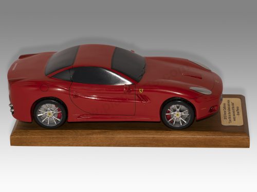 2012 Ferrari California Wood Replica Scale Custom Model