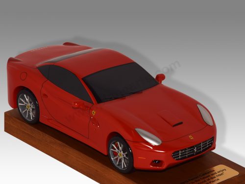 2012 Ferrari California Wood Replica Scale Custom Model