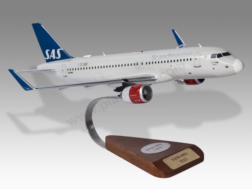 Airbus 320 NEO SAS Scandinavian Wood Replica Scale Model Aircraft