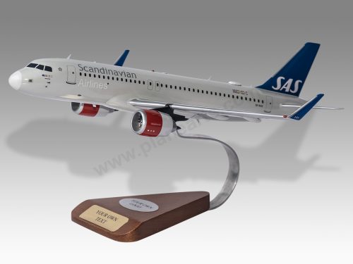 Airbus 320 NEO SAS Scandinavian Wood Replica Scale Model Aircraft