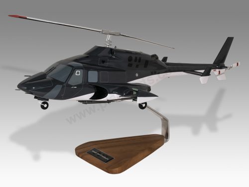 Airwolf Bell 222 222A Wood Replica Scale Custom Helicopter Model