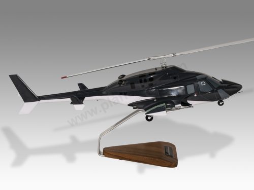 Airwolf Bell 222 222A Wood Replica Scale Custom Helicopter Model