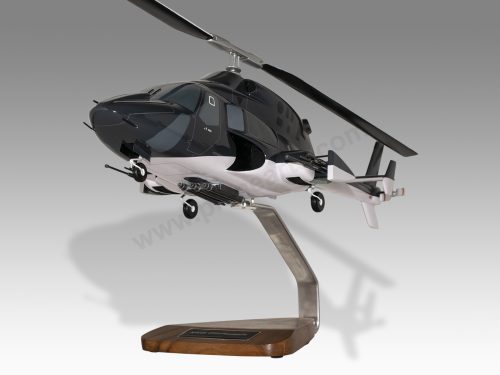 Airwolf Bell 222 222A Wood Replica Scale Custom Helicopter Model