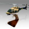 Bell 206 Wildlife & Fisheries USA Wood Replica Scale Custom Helicopter Model