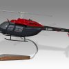 Bell 206 206B3 Motorflug Wood Replica Scale Custom Helicopter Model