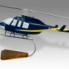 Bell 206 206L-1 LongRanger II Lothian Helicopters Wood Replica Scale Custom Helicopter Model