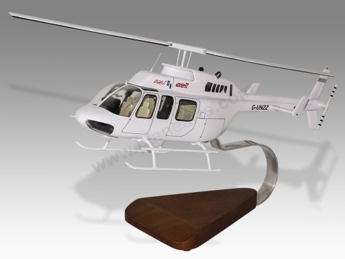Bell 206 206L Long Ranger Transparent Scale Custom Helicopter Model