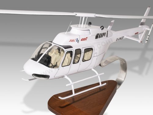 Bell 206 206L Long Ranger Transparent Scale Custom Helicopter Model