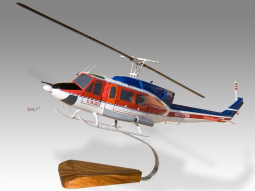 Bell 212 Bristow Wood Replica Scale Custom Helicopter Model