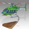 Bell 407 AirLife Denver Wood Replica Scale Custom Model Helicopter