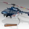 Bell 407 Arizona Lifeline Version 2 Wood Replica Scale Custom Helicopter Model