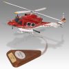 Bell 412 Wildcat Helicopters 102 Wood Resin Replica Scale Custom Model