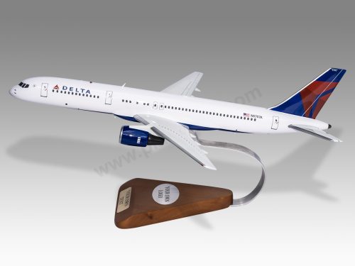 Boeing 727-200 Delta Airlines Wood Resin Replica Scale Custom Model Aircraft