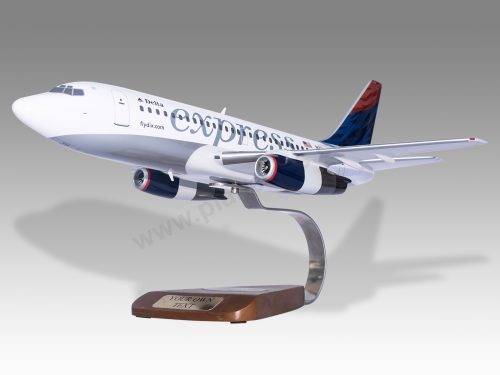 Boeing 737-200 Delta Express Wood Resin Replica Scale Custom Model Aircraft