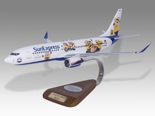 Boeing 737-800 SunExpress Despicable Me Replica Scale Custom Model Aircraft