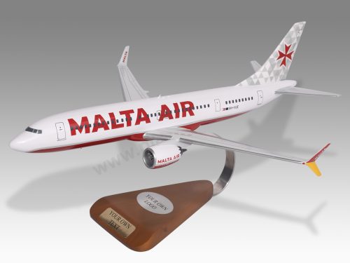 Boeing 737 MAX 8 Malta Air Replica Scale Custom Model Aircraft