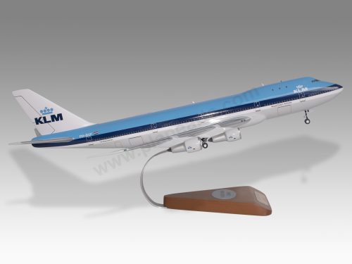 Boeing 747-200 KLM Wood Resin Replica Scale Custom Model Aircraft