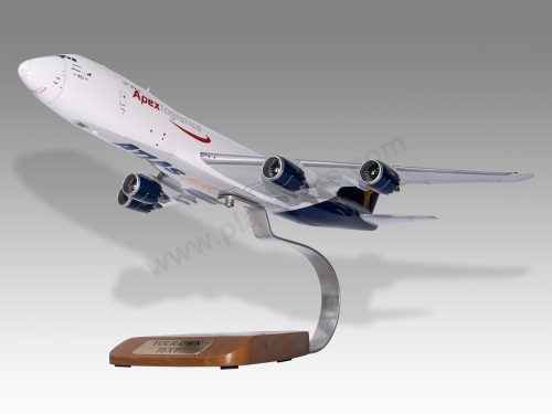 Boeing 747-8F Atlas Wood Resin Replica Scale Custom Model